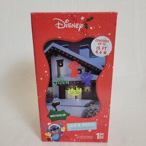 Disney Lilo & Stitch LED Whirl-A-Motion Christmas Light Projector Multicolor New